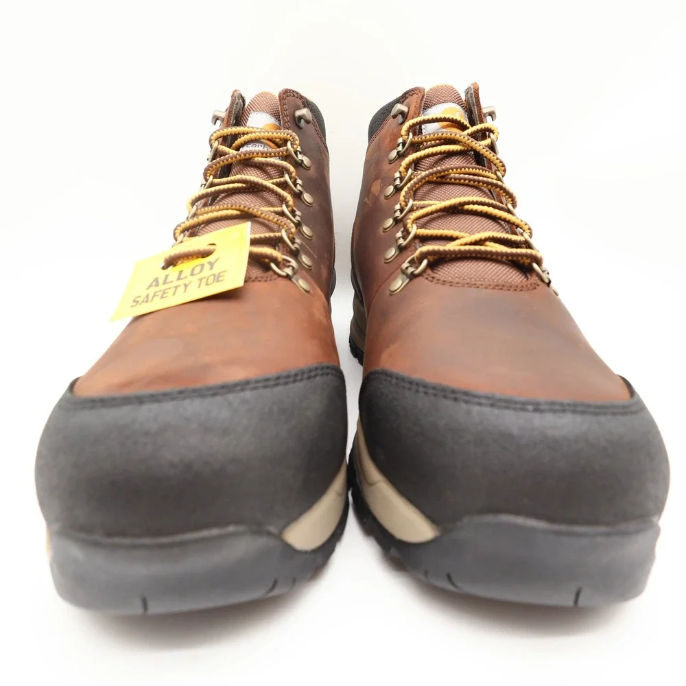 Carhartt Gilmore Work Boots Mens 12 M Brown Leather Alloy Toe Waterproof NWT